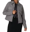 Yest Olicia Wool Jacket In Grey In Gray