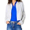Yest Railey Cardigan Jacket In Light Blue In Blue