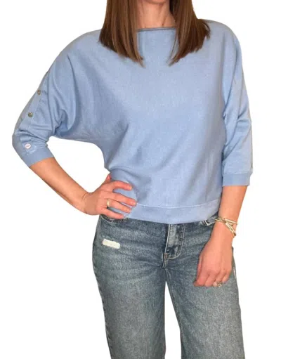 Yest Raina Dolman Sweater In Light Blue