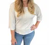 Yest Saloni Top In Grey In White