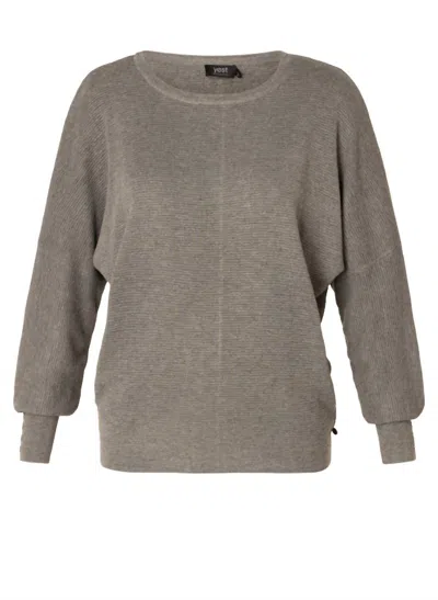 Yest Women's Camille Anne Sweater In Dark Grey Melange In Gray