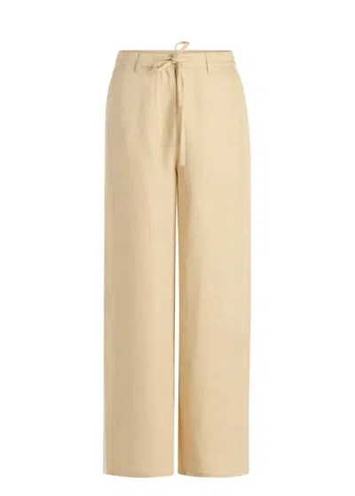 Yest Women's Miriam Stripe Pants In Cream/off White In Neutral