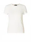 Yest Women's Renske Crew Neck Tee In Off White In Multi