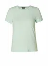 Yest Women's Renske Crew Neck Tee In Pastel Blue In Green