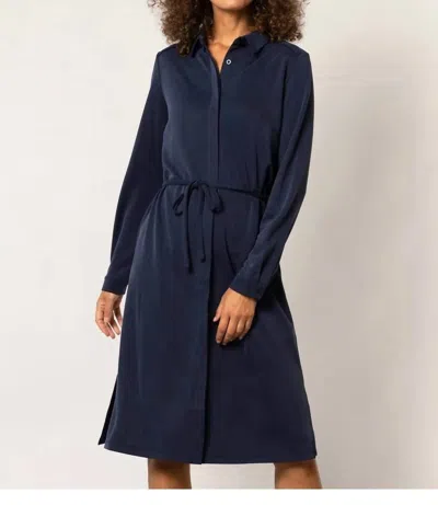 Yest Yeylem Essential Dress In Dark Navy In Blue