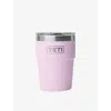 Yeti Cherry Blossom Rambler 16oz Stackable Stainless-steel Tumbler 473ml In Pink