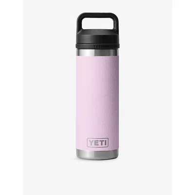 Yeti Cherry Blossom Rambler 18oz Chug-cap Stainless-steel Bottle 532ml In Pink