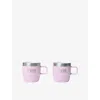 Yeti Cherry Blossom Rambler 6oz Stackable Stainless-steel Mugs Set Of Two In Pink