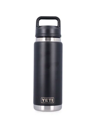 Yeti Logo-print Water Bottle In Black