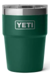 Yeti Rambler 16-ounce Stackable Cup In Green