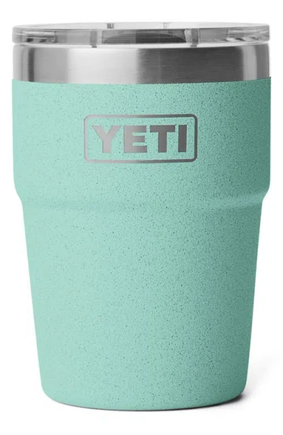 Yeti Rambler 16-ounce Stackable Cup In Sea Stone