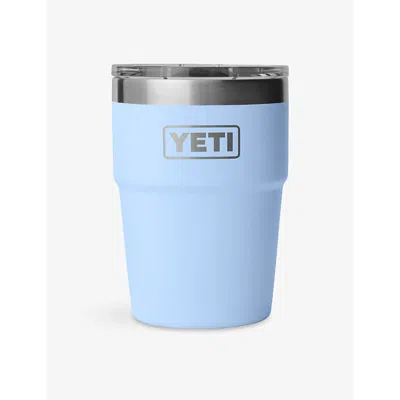 Yeti Big Sky Blue Rambler 16oz Stackable Stainless-steel Tumbler 475ml