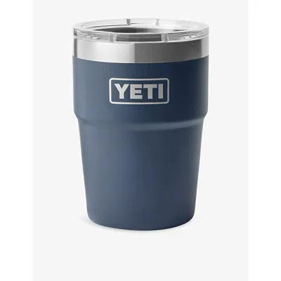 Yeti Rambler 16oz Stackable Stainless-steel Tumbler 473ml In Blue
