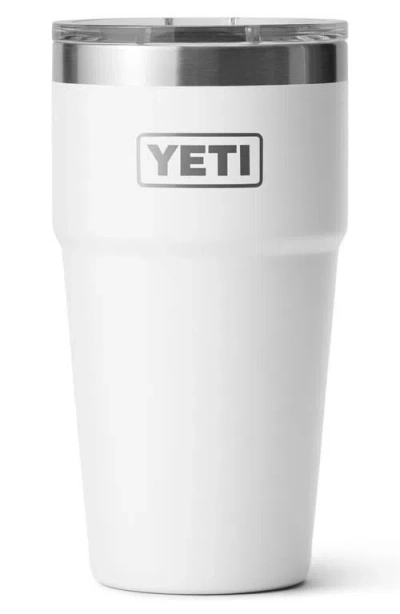 Yeti Rambler 20-ounce Stackable Cup In White