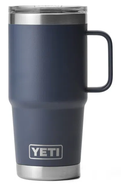 Yeti Rambler 20 Oz. Travel Mug In Navy