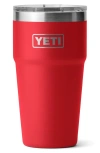 Yeti Rambler 20-ounce Stackable Cup In Red