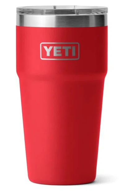 Yeti Rambler 20-ounce Stackable Cup In Red