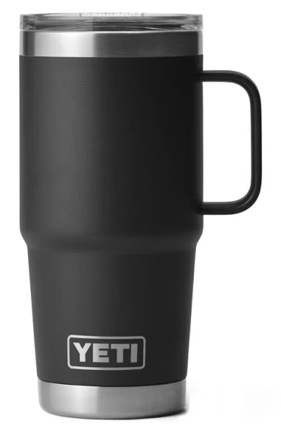 Yeti Rambler 20-ounce Travel Mug In Black