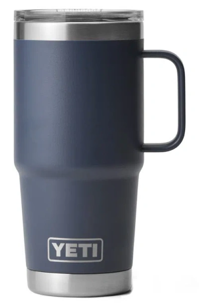 Yeti Rambler 20-ounce Travel Mug In Blue