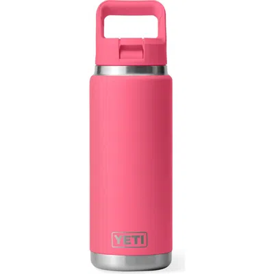 Yeti Rambler 26-ounce Straw Bottle In Pink