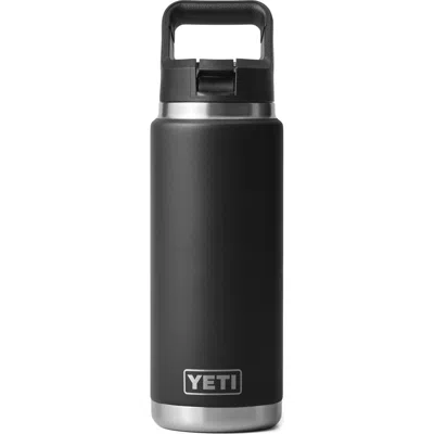 Yeti Rambler 26-ounce Straw Bottle In Black