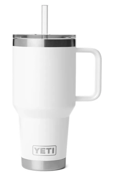 Yeti Rambler 35-ounce Straw Mug In White