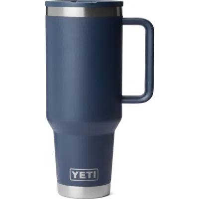 Yeti Rambler 40-ounce Travel Straw Mug In Blue