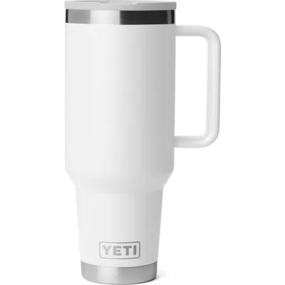 Yeti Rambler 40-ounce Travel Straw Mug In White