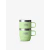 Yeti Rambler 6oz Stainless-steel Espresso Mug Pack Of Two In Key Lime