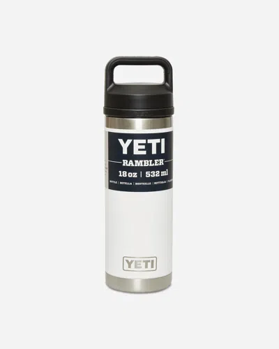 Yeti Rambler Chug Cap Bottle In White