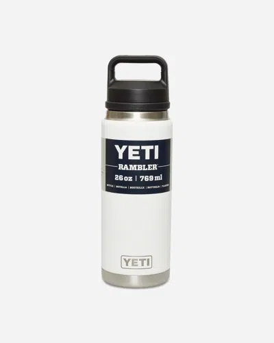 Yeti Rambler Chug Cap Bottle In White