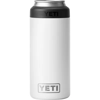 Yeti Rambler Colster 12-ounce Slim Can Cooler In White