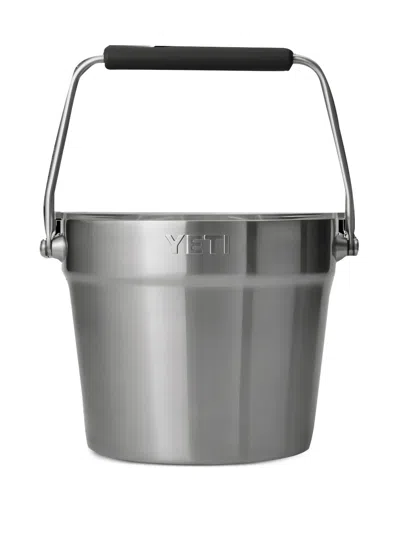 Yeti Rambler-detail Stainless Steel Beverage Bucket In Silver