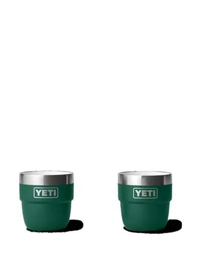 Yeti Rambler® Logo Stackable Cup (set Of Two) In Green