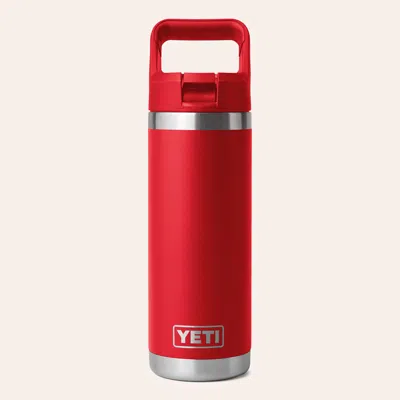 Yeti Rambler Rescue Red 18 oz Straw Cap Bottle