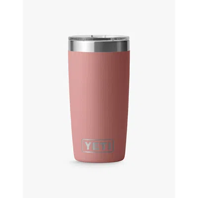 Yeti Rambler 10oz Stainless Steel Outdoor Tumbler 285ml Sand Stone Pink In Sand Stone Pink