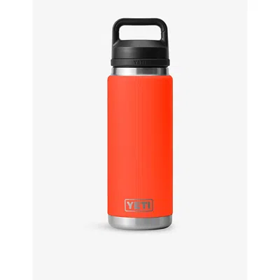 Yeti Solar Flare Rambler 26oz Chug-cap Stainless-steel Bottle 769ml In Orange