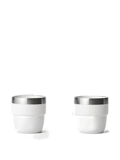 Yeti Stackable Espresso Cups (set Of Two) (118ml) In White
