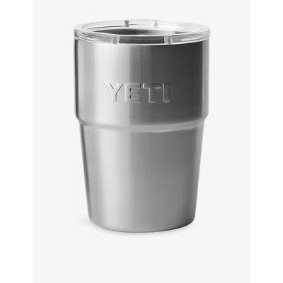 Yeti Stainless Steel Rambler 16oz Stackable Stainless-steel Tumbler 473ml In Gray