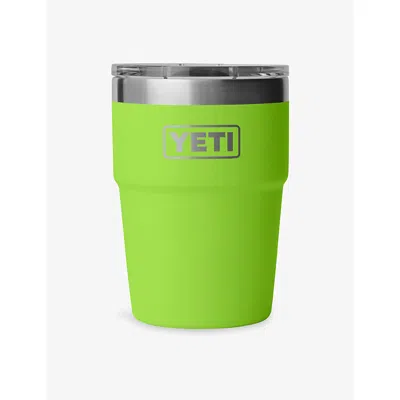 Yeti Venom Rambler 16oz Stackable Stainless-steel Tumbler 473ml In Green