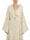 Yeung Chin Short Jacket With Hood In Neutral