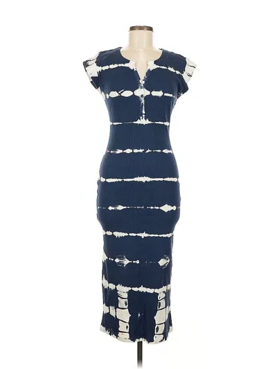 Pre-owned Yfb Casual Dress In Blue