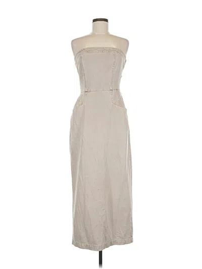 Pre-owned Yfb Casual Dress In Brown