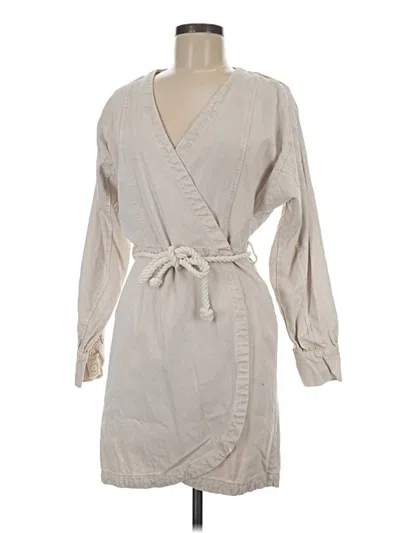 Pre-owned Yfb Casual Dress In Brown