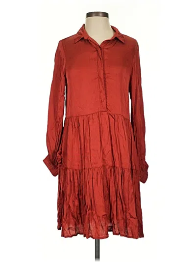 Pre-owned Yfb Casual Dress In Brown