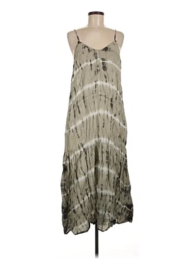 Pre-owned Yfb Casual Dress In Gray