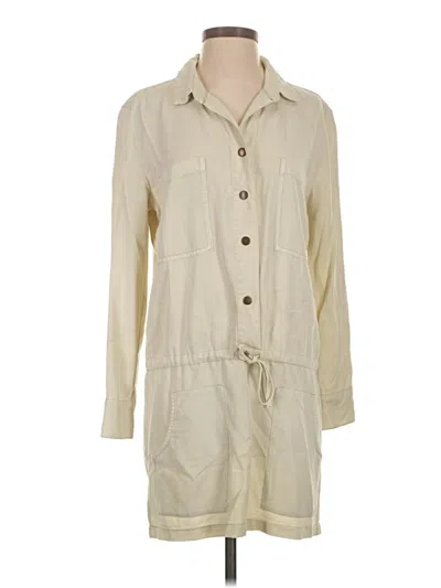 Pre-owned Yfb Casual Dress In Tan