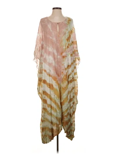 Pre-owned Yfb Casual Dress In Tan