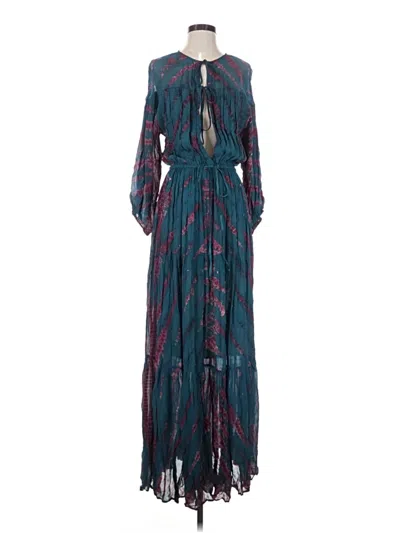 Pre-owned Yfb Casual Dress In Teal