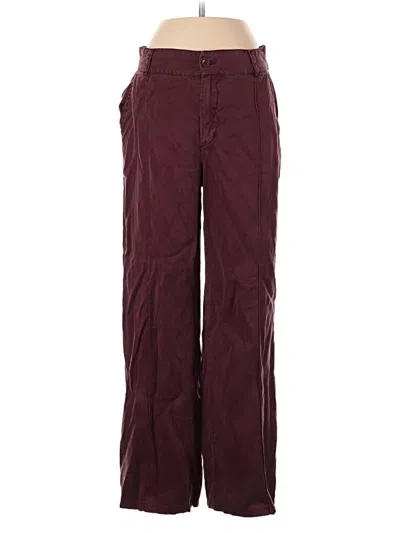 Pre-owned Yfb Casual Pants In Burgundy